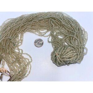 Necklace Calcite Seed Beads Jewelry Vintage